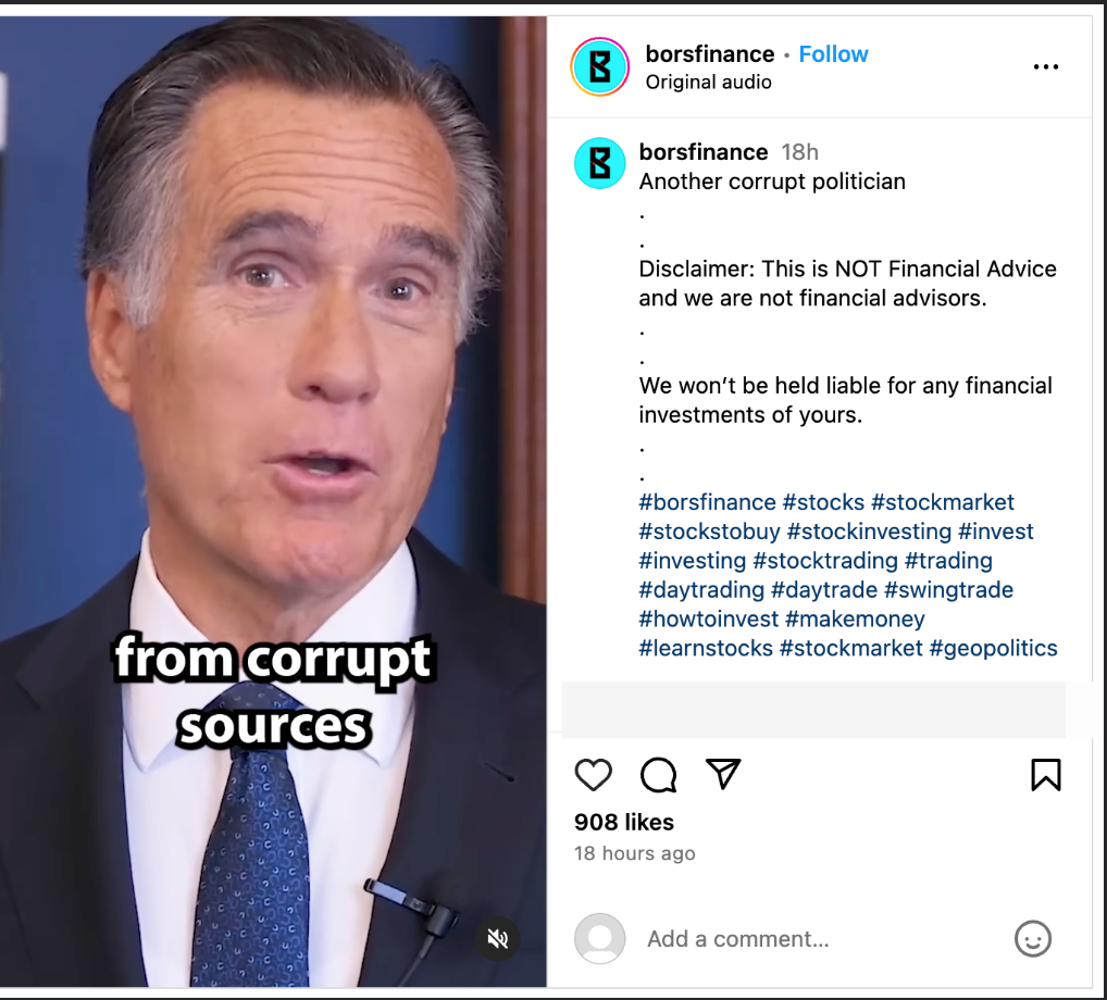 Fact Check Mitt Romney's Investment Is NOT Proof He Is 'Corrupt